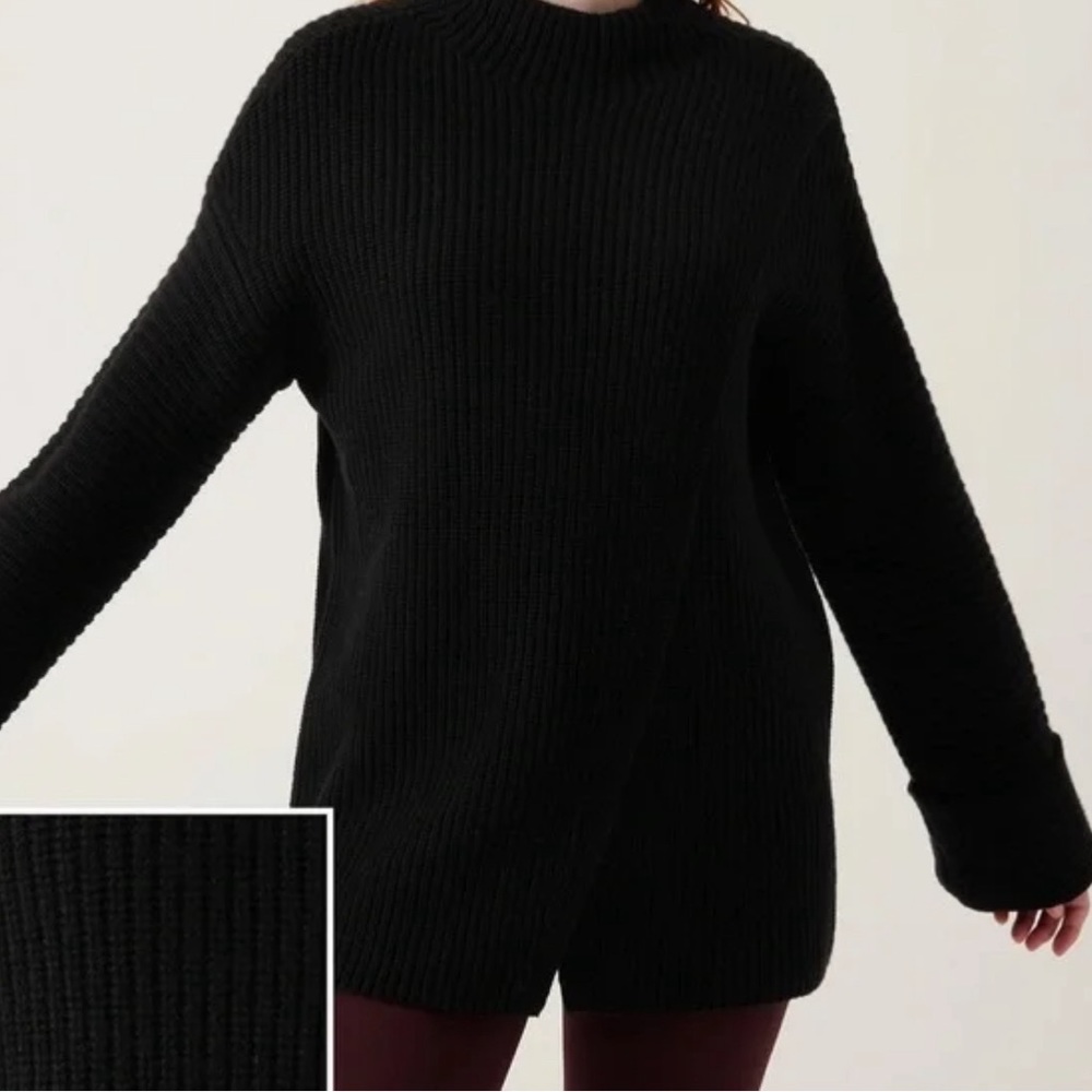 Athleta Azalea Sweater in black
Size medium  smoke free pet free home - Picture 2 of 8
